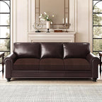 Leather Look Couch Cushion Covers Sofa Seat Slipcovers Sets Couches Furniture - Image 2