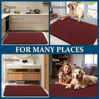 OLANLY Dog Door Mat for Muddy Paws 35x24, Absorbs Moisture and Dirt, Absorbent - Image 8