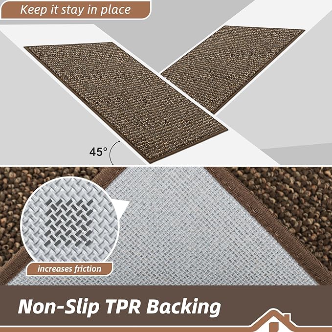 BEQHAUSE Kitchen Rugs 20"x32", Non-Slip Kitchen Mats - Image 4