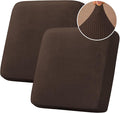 H.VERSAILTEX Velvet Stretch Couch Cushion Cover Plush Cushion Slipcover by HVERSAILTEX