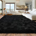 8x10 Area Rugs for Living Room, Ultra Soft Large Shag Black Bedroom Rug Upgrade - Image 8