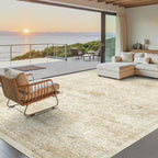Washable Area Rug 9x12, Large Soft Rugs by Soalmost