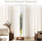Extra Long 120 inch Curtains Linen Blend - Image 6