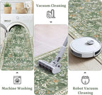Yamaziot Washable Runner Rug 3x10 – Large Floral Non Slip Boho Hallway Runner - Image 3