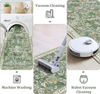 Yamaziot Washable Runner Rug 2x4 – Non Slip Boho Floral Hallway Runner Rug - Image 4