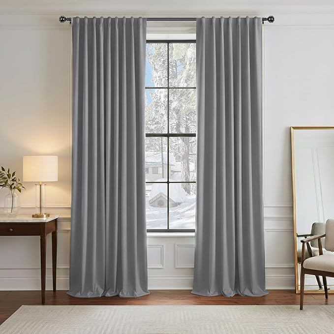 PONY DANCE Blackout Curtain Blinds by PONYDANCE