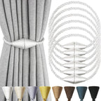 6 Pack Magnetic Curtain Tiebacks Rope Modern Handmade Curtain Tie Backs by CurtianTiebacks