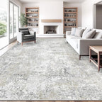 10x14 Area Rugs for Living Room, Washable Modern Abstract Large Area Rug by XLUEZ
