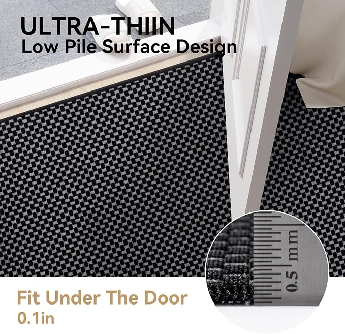 YDKGL 2x8 ft Runners for Hallways Extra Long Woven Washable Kitchen Runner Mat - Image 6