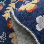 3x10 Long Hallway Runner Rug: Washable Wide 10ft Floral Low-Pile Carpet - Image 6