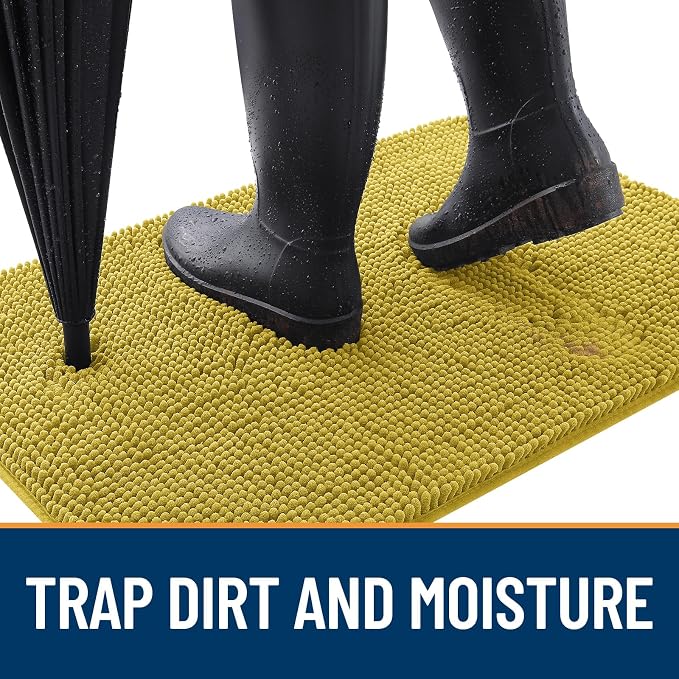 OLANLY Dog Door Mat for Muddy Paws 30x20, Absorbs Moisture and Dirt, Absorbent - Image 2