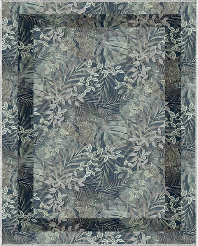 Area Rugs - 8x10 Rugs for Living Room, Non Slip Indoor Boho Area Rug Carpet by PhonzenuoCarpet