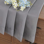 Grey Small Sheer Curtains Tier 24 Inches Length 2 Pieces, Light Filtering Cafe - Image 6