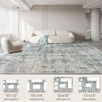 UERMEI 10x12 Area Rug Living Room Rugs - Image 2