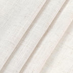 Nanspring Ivory White Curtains 80 Inches Length - Image 4