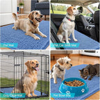 OLANLY Dog Door Mat for Muddy Paws 34x21, Absorbs Moisture and Dirt, Absorbent - Image 7