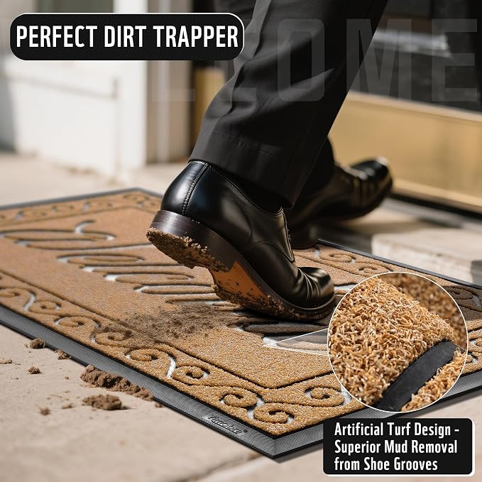 Yimobra Welcome Mat, Heavy Duty Sturdy Door Mats - Image 4