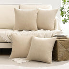 MIULEE Boho Farmhouse Throw Pillow Covers 18x18 Inch Set of 4 Mordern Nordic - Image 2