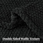 Whale Flotilla Twin Size Fuzzy Fleece Blanket - Image 6