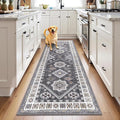HEBE Washable Kitchen Rugs Runner 2'x 6', Non Slip Hallway Runner Rug, Low Pile by HEBE