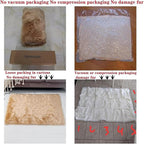 linmopm Faux Fur Rug Sheepskin Shag Fluffy Fuzzy Red 3x4 ft Rugs - Image 5