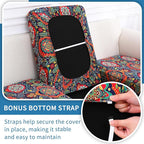 hyha Printed Couch Cushion Covers, Floral Cushion Covers, Magic Sofa Covers - Image 3