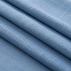 Denim Blue Curtains for Living Room Back Tab Modern Farmhouse Semi Sheer Blue - Image 5