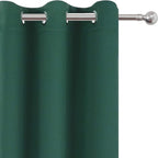 LEMOMO Green Blackout Curtains 34 x 84 Inch Length/Set of 2 Curtain - Image 7