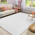 Amearea Large Modern Area Rugs for Bedroom Living Room, 6x9 Feet White by AmeareaDirect