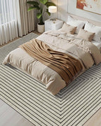 Latte&Fog 9x12 Area Rug for Living Room, Extra Large Beige Modern Abstract - Image 2