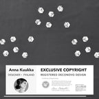 Deconovo Designer Series Silver Cubic Print Blackout Curtains - Image 4