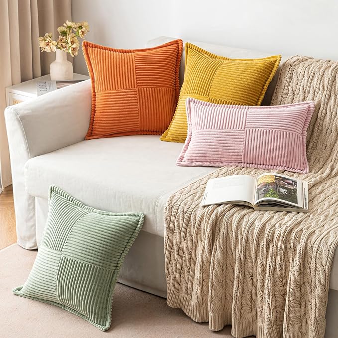 MIULEE Spring Decorative Lumbar Throw Pillow Covers - Image 4