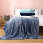 Newwiee 4 Pcs Flanne Fleece Throw Blanket - Image 3