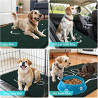 OLANLY Dog Door Mat for Muddy Paws 36x24, Paw Print Design, Absorbs Moisture - Image 7