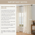 WAZZIO Boho Lace Curtains 2 Panels 45 Inches -Cute Vintage Victorian Sheer - Image 6