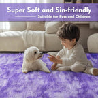 Super Soft Shaggy Area Rugs for Bedroom 4x6 Feet, Shaggy Plush Living Room Shag - Image 6