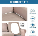 H.VERSAILTEX High Stretch Couch Cushion Covers, Chair Sofa Seat Slipcovers - Image 7