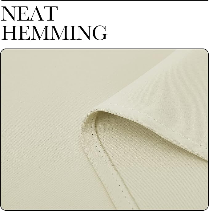 NICETOWN Living Room Curtains, Home Decorations Thermal Insulated Solid Rod - Image 8