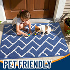 OLANLY Front Door Mat, Non-Slip Rubber Backing, Dirt Resistant and Absorbent - Image 6