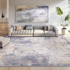 Washable Area Rugs 6'x8' Non-Slip Modern Abstract Soft - Image 3