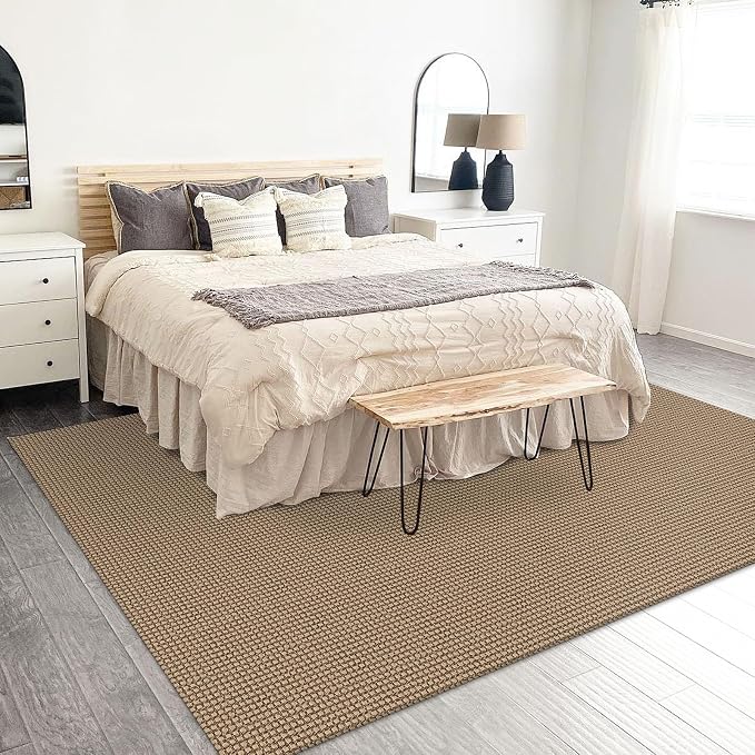 KOZYFLY Washable Area Rug 5x7 ft Rubber Backed Non Slip Rugs - Image 8