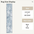 Runner Rug 2'6" x 12' Washable Non-Slip 2.5x12 ft Long Runner Rugs - Image 5