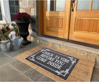 Front Door Indoor Outdoor Entrance Doormat Grey Rubber Welcome Door Mat Come - Image 6