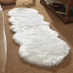 Ashler Faux Fur Rug, Fluffy Sheepskin Fur Rug, Fuzzy Ultra Soft 2 x 6 Ft Rugs - Image 2