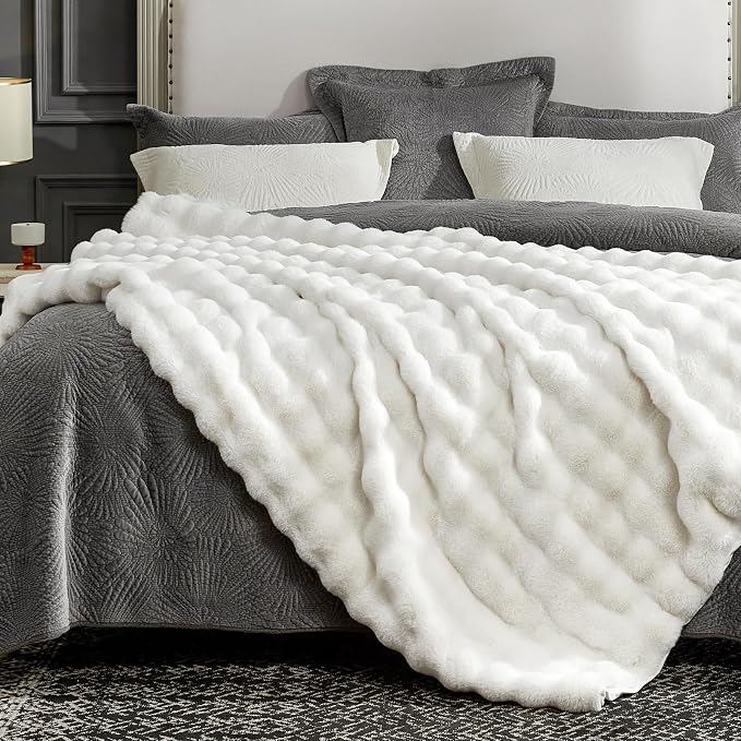Cozy Bliss Faux Fur Throw Blanket - Image 6