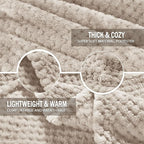 Exclusivo Mezcla Fleece Bed Blanket Queen Size, Super Soft and Warm Blankets - Image 7