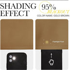 NICETOWN RV Blackout Curtains for Camper Windows, Kitchen Curtains, Short - Image 4