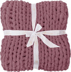 Bigacogo Chunky Knit Throw Blanket - Image 8