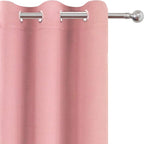 LEMOMO Pink Thermal Blackout Curtains/38 x 84 Inch/Set of 2 Panels Room - Image 6