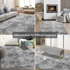 Shag Area Rugs for Bedroom Living Room, 5X8 Ultra Soft Fluffy Area Rugs for Dorm - Image 9